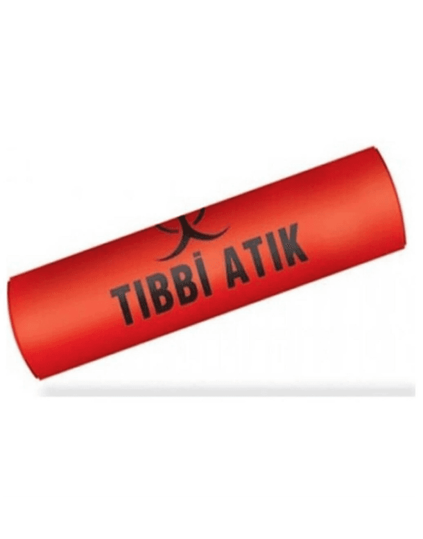 Çöp Torbası 80X110 Kırmızı Tıbbi 810 Gr. 10 Rulo