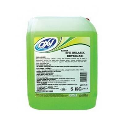 Oxy Sıvı Bulaşık Det. Yeşil/Limonlu 5 KG