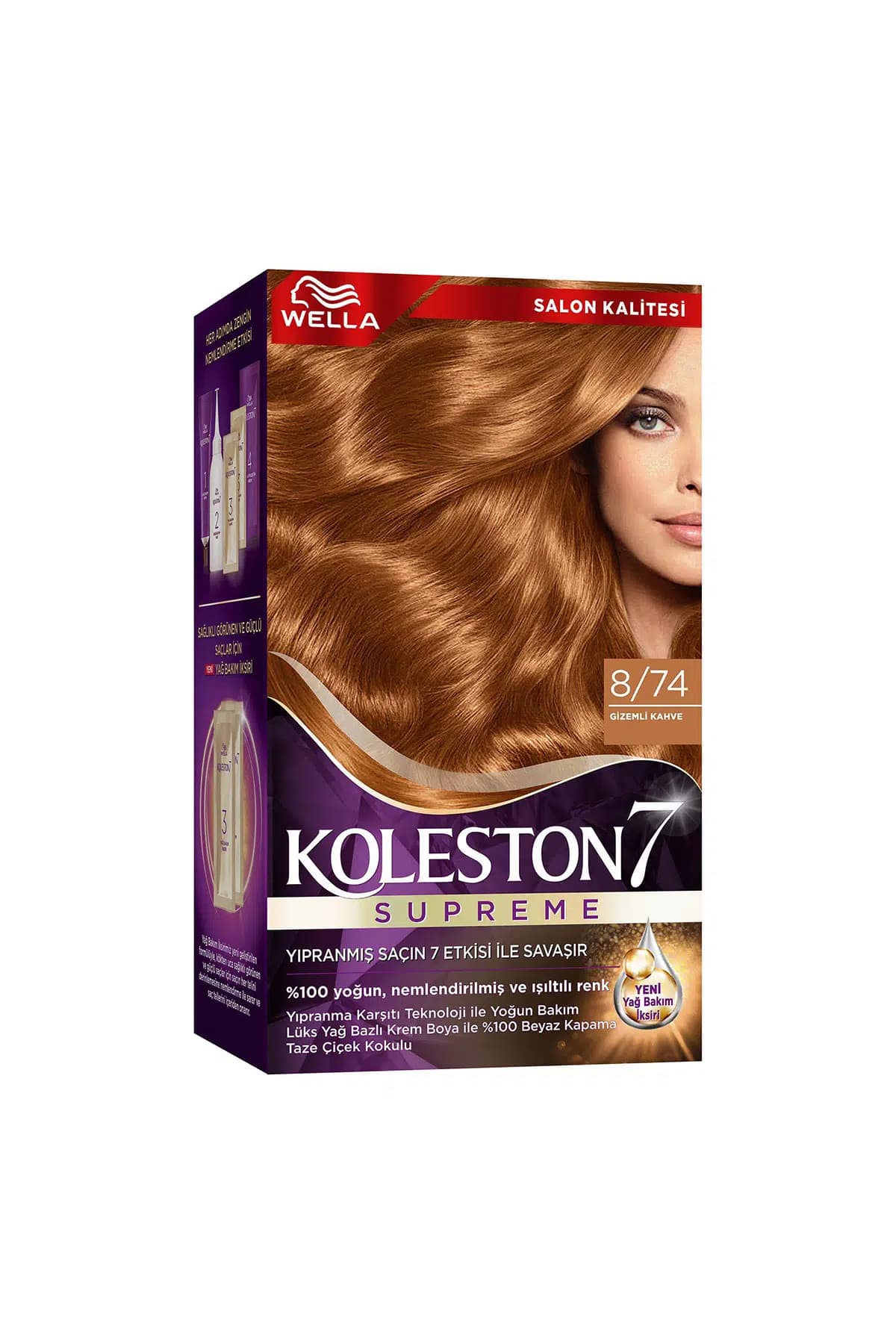 Koleston Supreme Kit 8/74 Gizemli Kahve *18