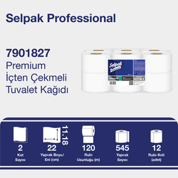 Fsc-Selpak Pro İçten Çekmeli Tk-120M 12Li
