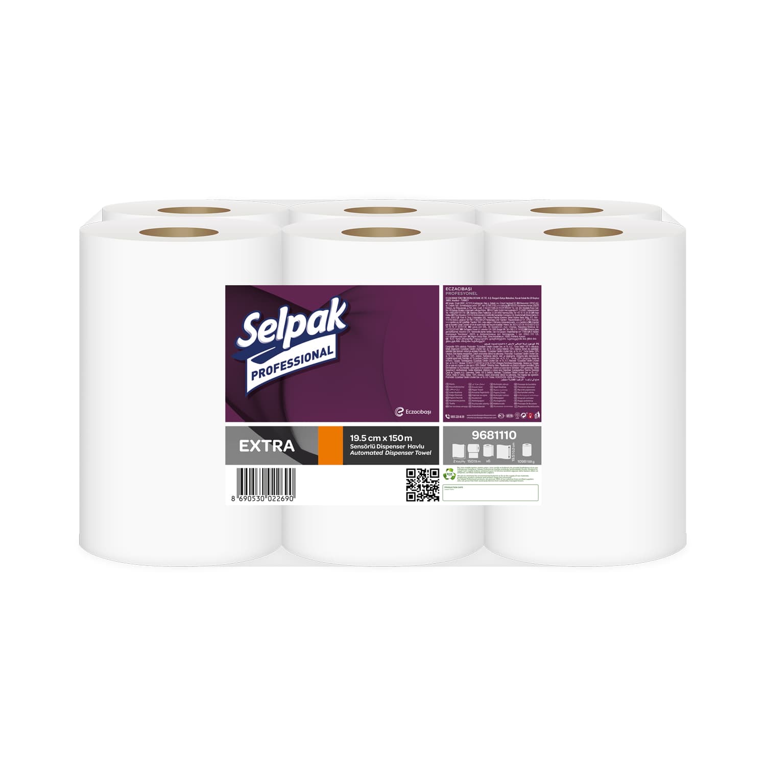 Selpak Professional Sensörlü Havlu 19.5 Cm-150 Mt
