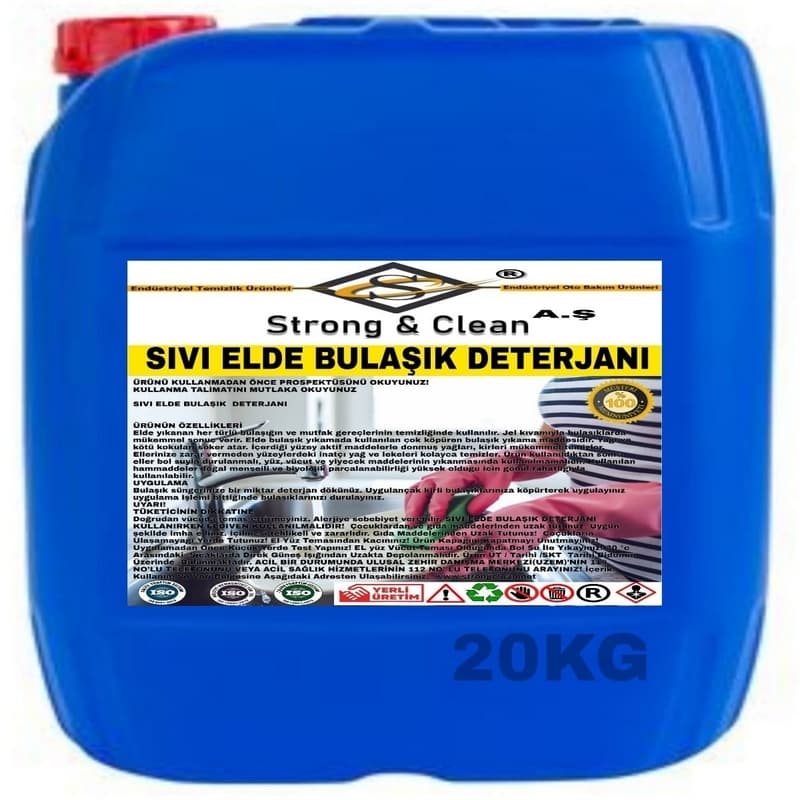 Yeşil Elde Bulaşık Deterjanı 20 KG